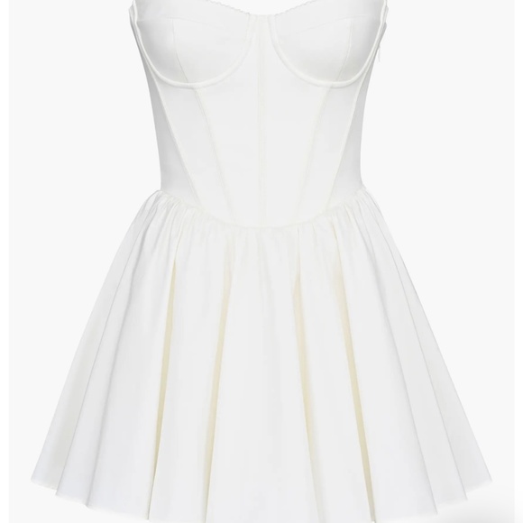 House of CB Kristiana Strapless Stretch Cotton Cocktail Minidress - Picture 4 of 4